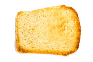 fresh fried french toast on a white background