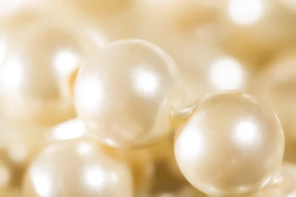 texture of natural large pearls closeup