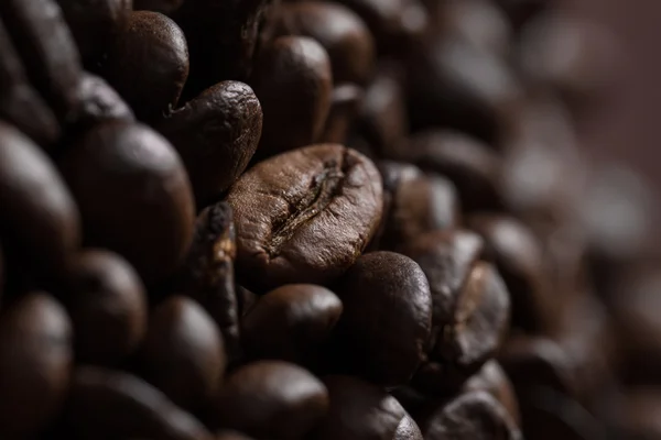 Makro fasulye siyah kahve, lezzetli kahve demlemek hazır