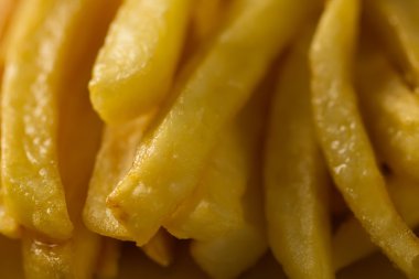 French fries with fresh ketchup