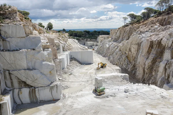 Granite quarry in Zuidwest Madrid, Spanje — Stockfoto