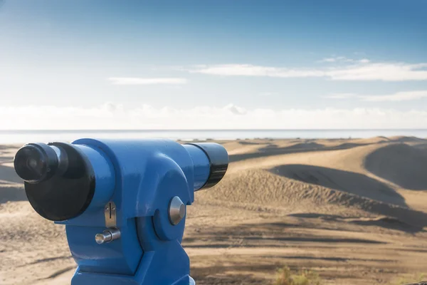 Utsikt över sanddynerna i Maspalomas, Gran Canaria, Spanien — Stockfoto