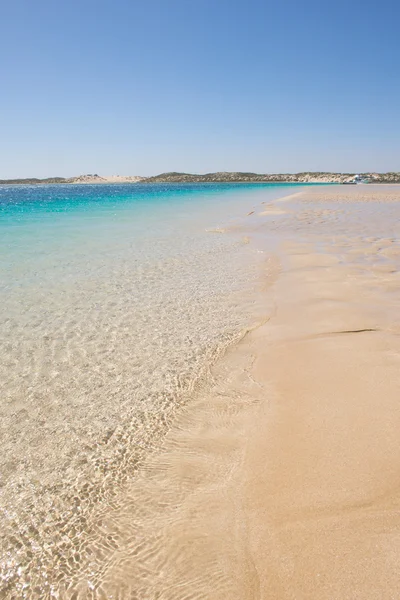 Turquoise ocean water sandy beach Australia — Stock Photo, Image