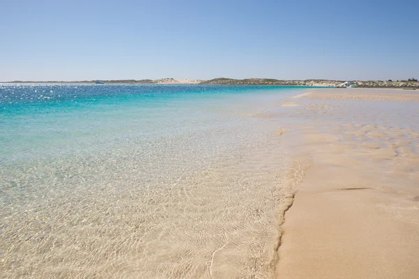 Paradise homokos part, türkizkék óceán — Stock Fotó