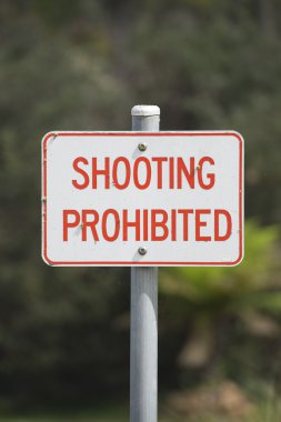 Uyarı işareti çekim açık yasak