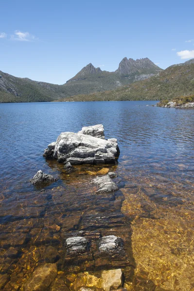 Dove Lake i Cradle Mountain National Park Tasmanien — Stockfoto