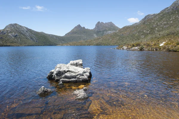 Dove Lake Cradle Mountain National Park  Tasmania — Stock Photo, Image