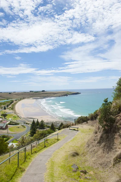 Stanley Tasmania lookout over ocean — Stock Photo, Image