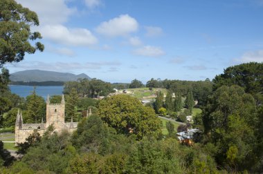 Port Arthur mahkum Müzesi uyanık Tazmanya