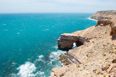 Kalbarri Cliff sahil sahne