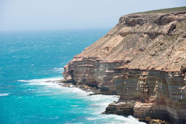 Aerial View Kalbarri Cliff Coast — Stockfoto