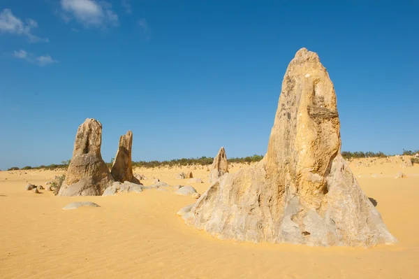 Parco nazionale di Pinnacles Nambung del deserto — Foto Stock