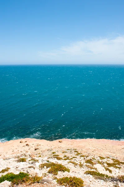 Vista aérea Costa do Oceano Kalbarri — Fotografia de Stock