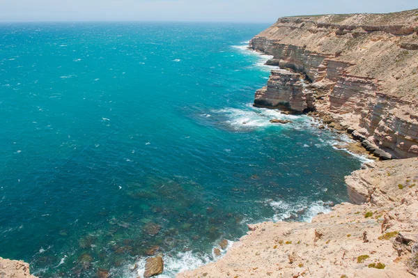 Aerial View Kalbarri Cliff Coast — 스톡 사진