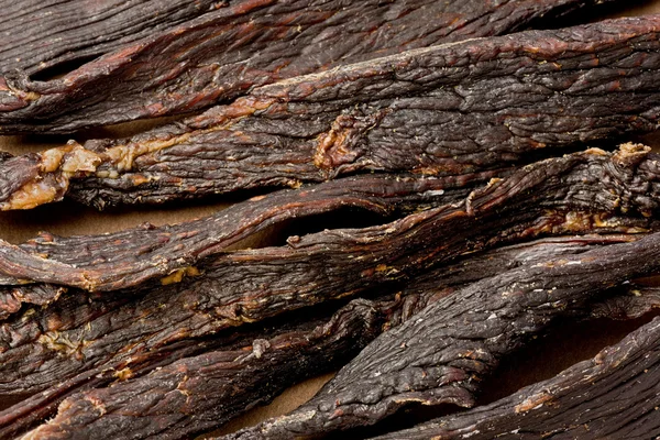 Carne de res de pimienta negra Jerky — Foto de Stock