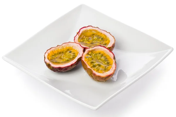 Sliced Passion Fruit — Stock Photo, Image