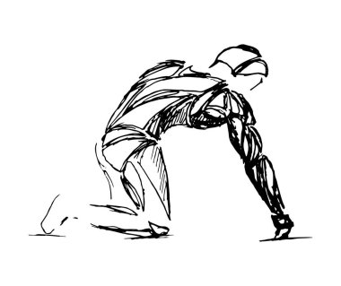 Sambo, judo, karate, tekvando seti. Geometrik sporcular, dövüşçüler