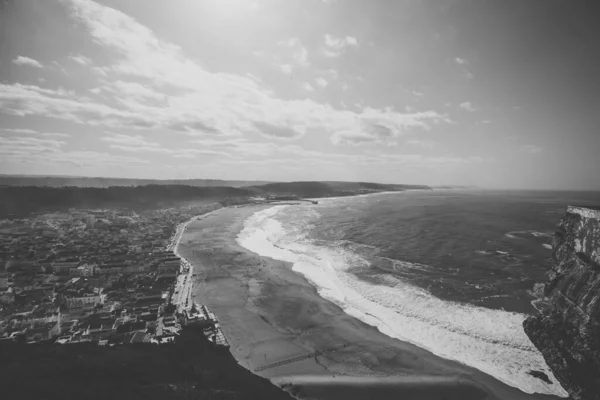 Panoramic View Nazare City Portugal — Stock Photo, Image