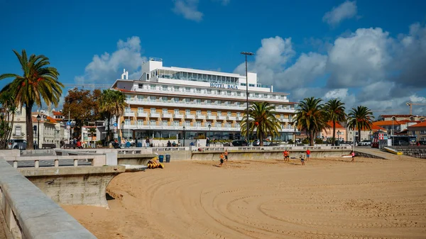 Cascais Portugal November 2020 Групи Людей Які Практикують Функціональне Районне — стокове фото