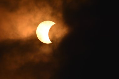 Solar eclipse Thailand clipart
