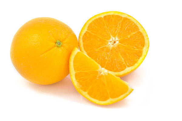 Orange fruit isolated