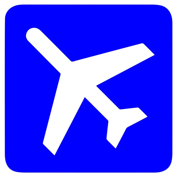Port lotniczy znak — Zdjęcie stockowe