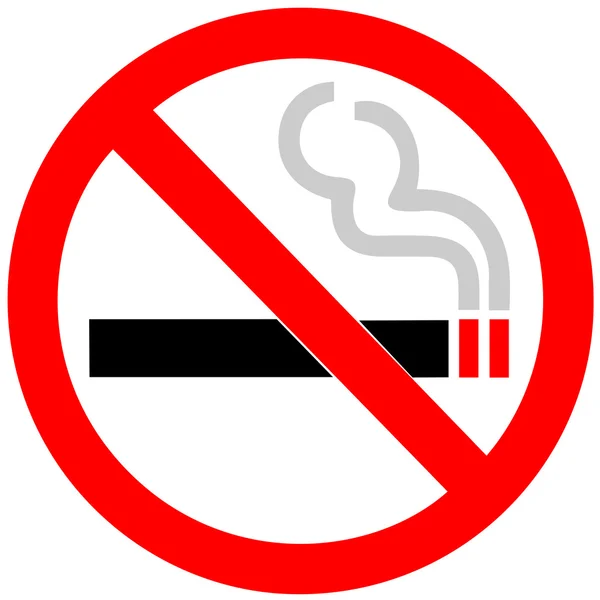 禁止吸烟标志 — 图库照片