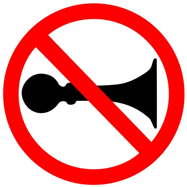 No blowing of horn — Stock Photo, Image