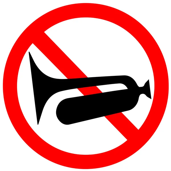 No blowing of horn — Stock Photo, Image