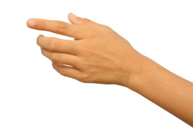 genç bir kadın eli