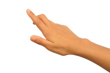 genç bir kadın eli