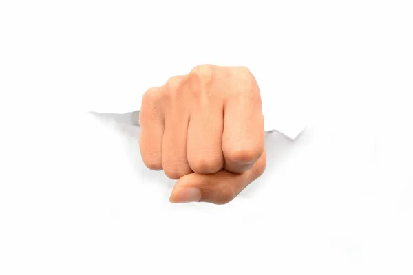 Woman fist — Stock Photo, Image