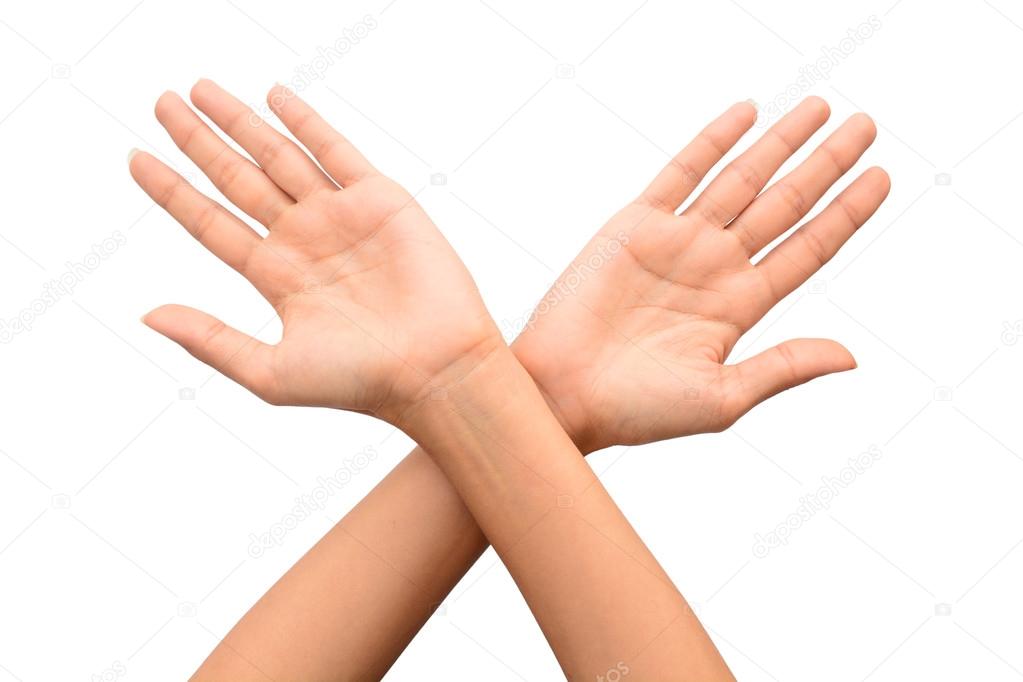 손 크로스 — 스톡 사진 © thawats 85170762