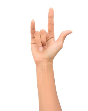 Kadın el yapımı işareti