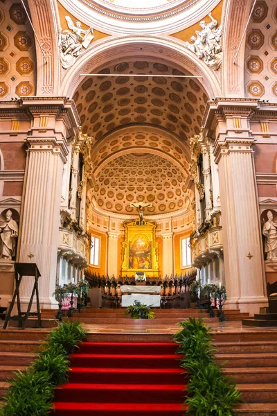 Reggio Emilia Itália Circa Setembro 2018 Belos Interiores Catedral Reggio — Fotografia de Stock