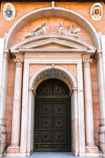 Reggio Emilia Italia Circa Septiembre 2018 Hermosa Arquitectura Catedral Reggio — Foto de Stock