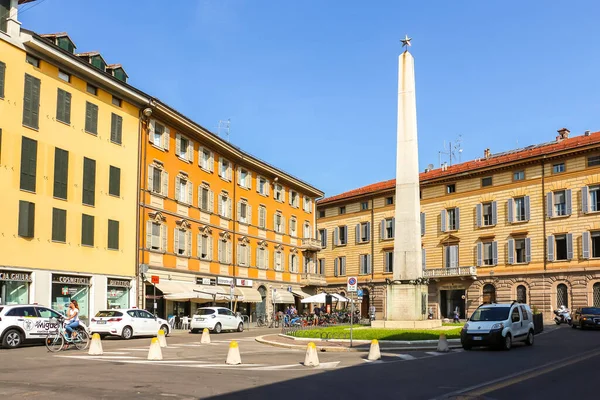 Reggio Emilia Itália Circa Setembro 2018 Bela Arquitetura Centro Cidade — Fotografia de Stock