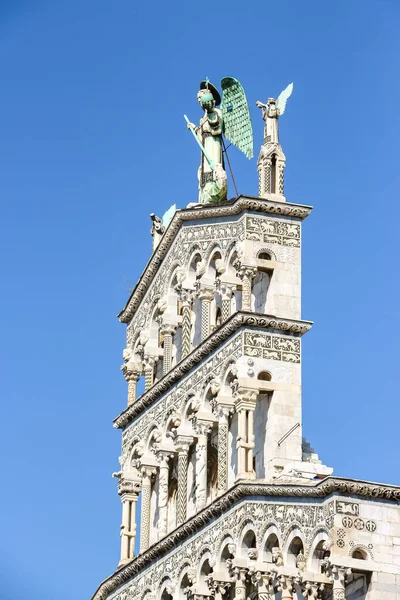 Lucca Olaszország Nagyjából 2018 Szeptember Gyönyörű Építészet Katolikus Templom Chiesa — Stock Fotó