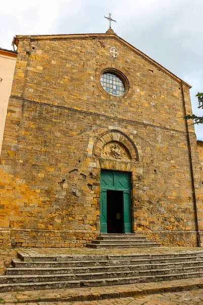 Volterra Italy Circa September 2018 伏尔泰拉天主教教堂 Chiesa San Francesco 的美丽建筑 — 图库照片