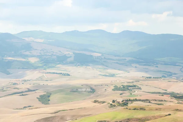 Schöne Ansicht Der Ländlichen Landschaft Der Nähe Von Volterra Italien — Stockfoto