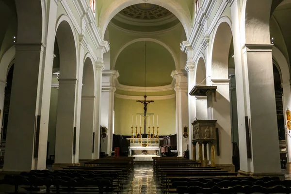 Colle Val Elsa Itália Cerca Setembro 2018 Belos Interiores Catedral — Fotografia de Stock