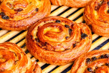 Floransa, İtalya - Eylül 2018. Floransa 'nın lezzetli sokak yemekleri.