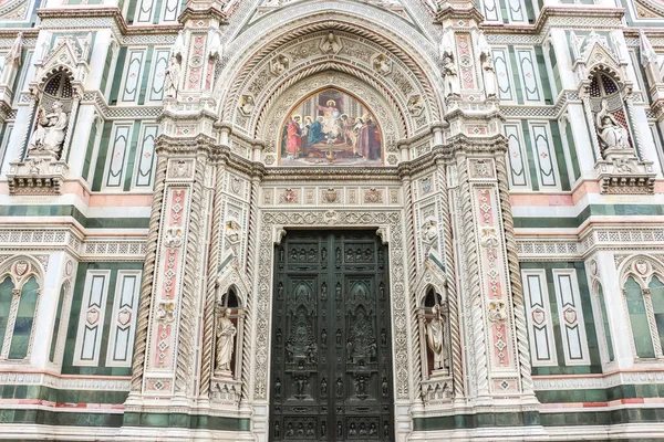 Florencja Włochy Około Września 2018 Piękna Architektura Florenckiej Katedry Cattedrale — Zdjęcie stockowe