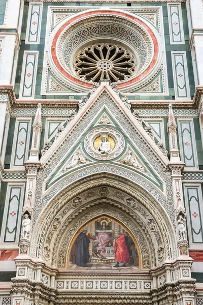 Florencja Włochy Około Września 2018 Piękna Architektura Florenckiej Katedry Cattedrale — Zdjęcie stockowe