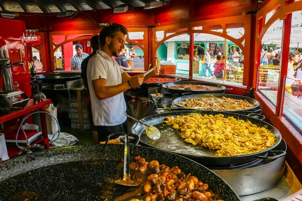 Florence Italy Circa September 2018 Delicious Street Food Florence — Stock Photo, Image