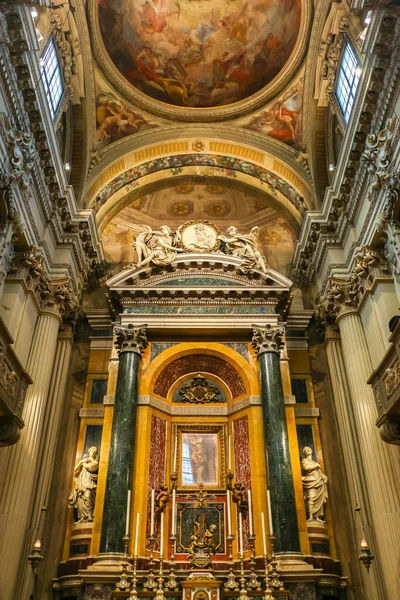 Bolonha Itália Circa Setembro 2018 Interiores Igreja Católica Santuario Santa — Fotografia de Stock