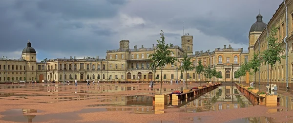 El Gran Palacio de Gatchina en los suburbios de San Petersburgo. Rusia Fotos de stock