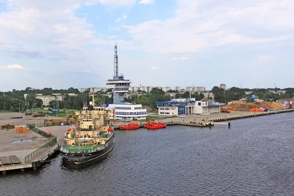 Freeport di Riga, Lettonia Immagine Stock
