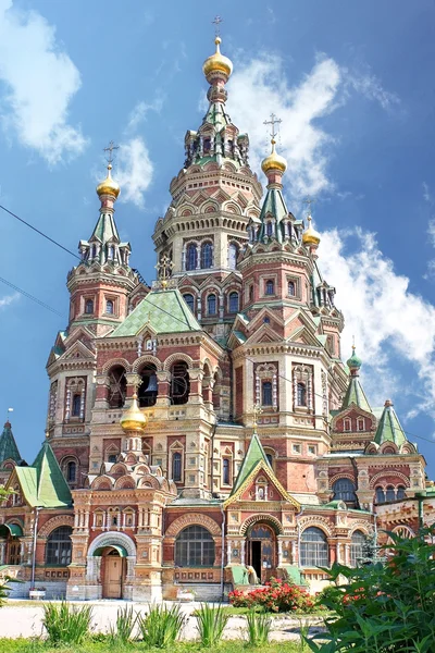 Orthodox church in Peterhof. — Stock Photo, Image