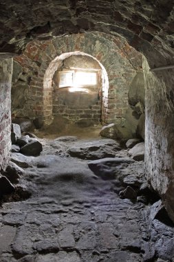 Hapishane Solovetsky Manastırı Rusya'da. Mahkumlar için kamera